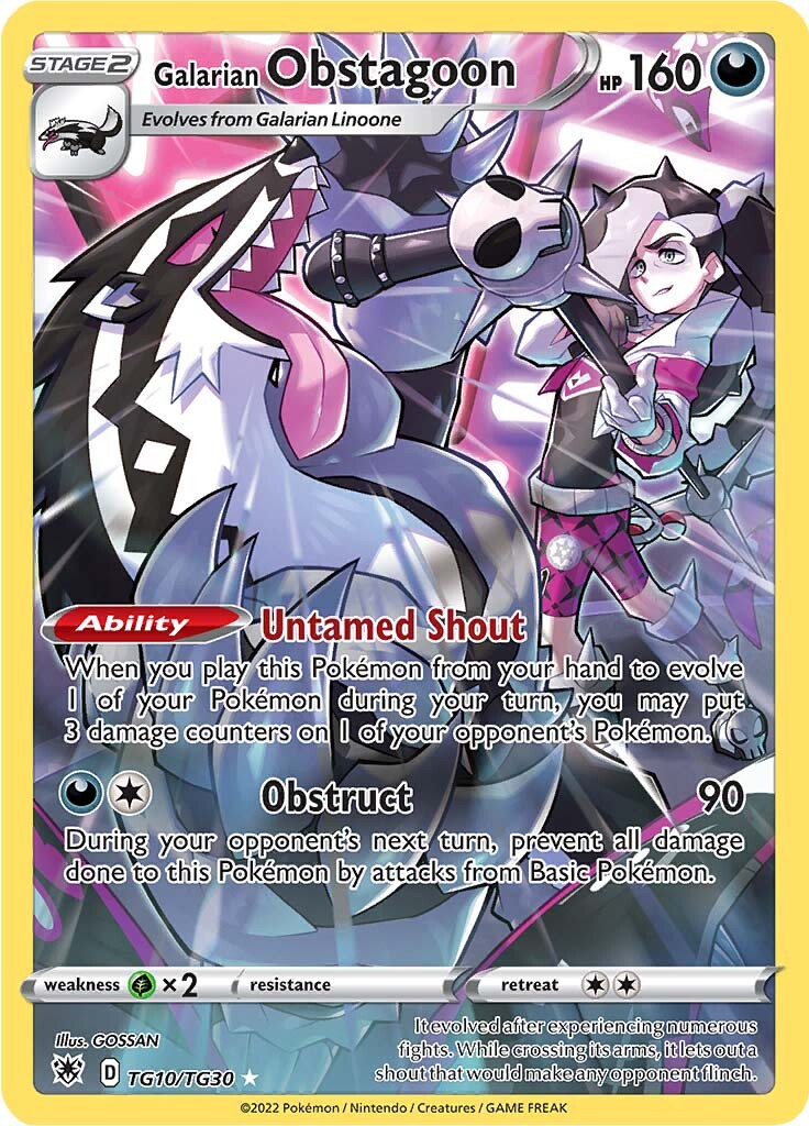 Galarian Obstagoon (TG10/TG30) [Sword & Shield: Astral Radiance] | Exor Games Bridgewater