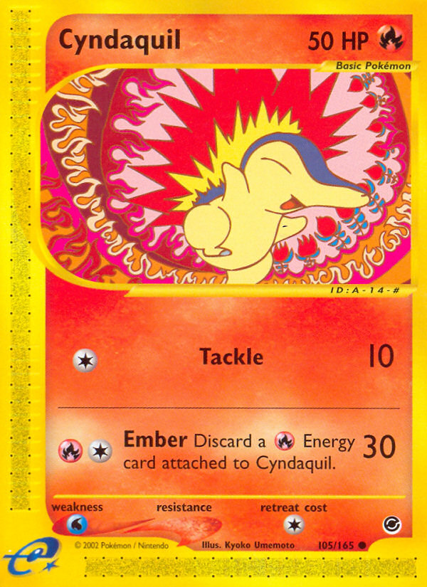 Cyndaquil (105/165) [Expedition: Base Set] | Exor Games Bridgewater