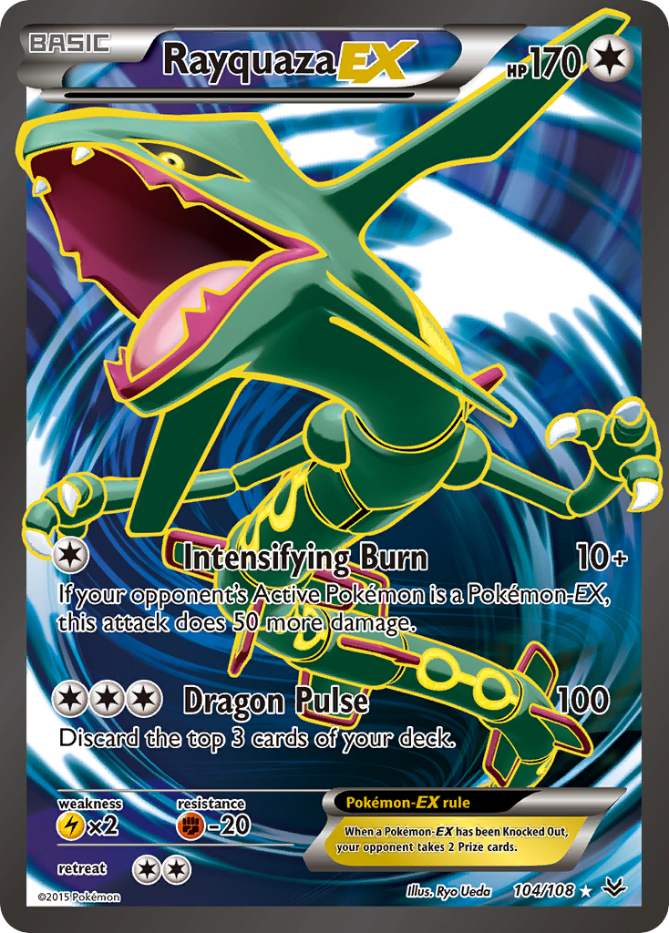 Rayquaza EX (104/108) [XY: Roaring Skies] | Exor Games Bridgewater