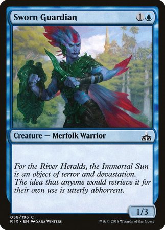 Sworn Guardian [Rivals of Ixalan] | Exor Games Bridgewater