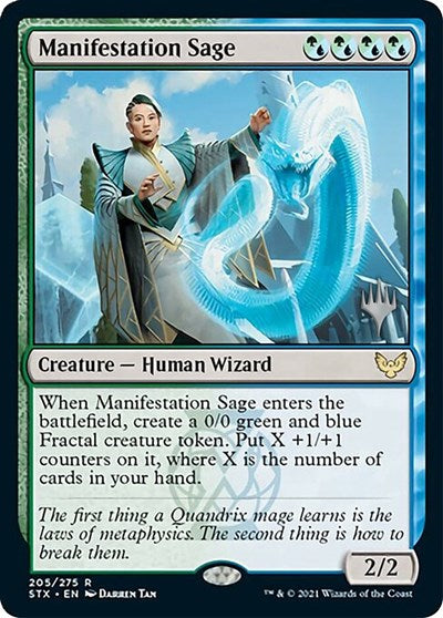 Manifestation Sage (Promo Pack) [Strixhaven: School of Mages Promos] | Exor Games Bridgewater