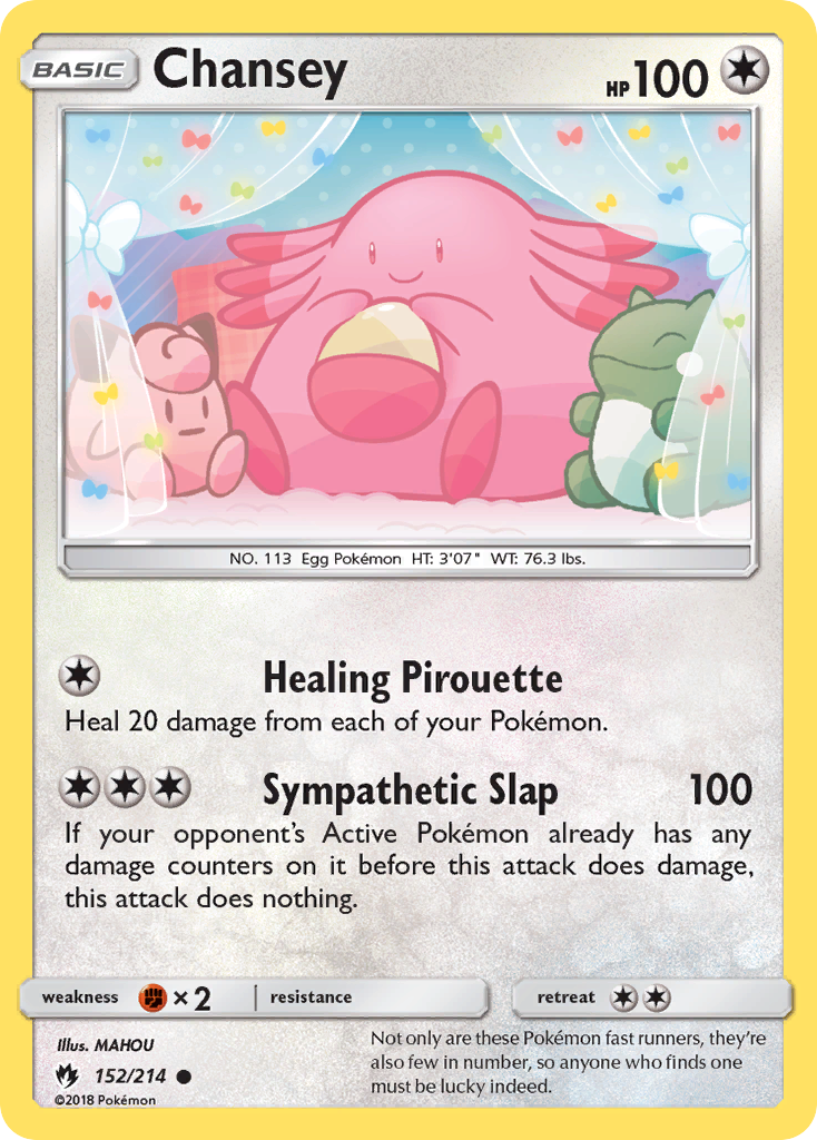 Chansey (152/214) [Sun & Moon: Lost Thunder] | Exor Games Bridgewater