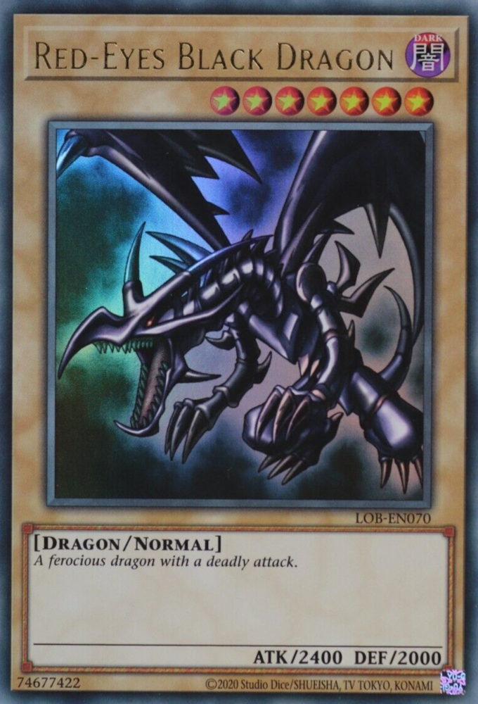 Red-Eyes Black Dragon (25th Anniversary) [LOB-EN070] Ultra Rare | Exor Games Bridgewater