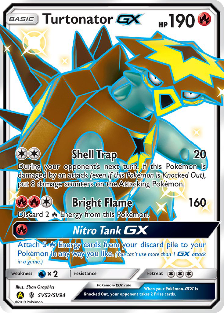 Turtonator GX (SV52/SV94) [Sun & Moon: Hidden Fates - Shiny Vault] | Exor Games Bridgewater