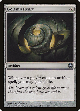 Golem's Heart [Scars of Mirrodin] | Exor Games Bridgewater