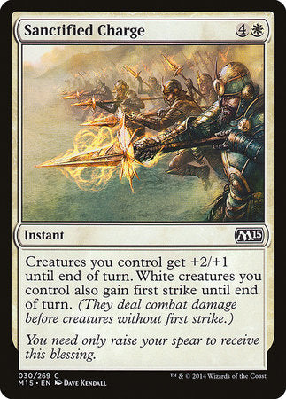 Sanctified Charge [Magic 2015] | Exor Games Bridgewater