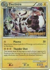 Electivire (20/102) (Staff Prerelease Promo) [HeartGold & SoulSilver: Black Star Promos] | Exor Games Bridgewater