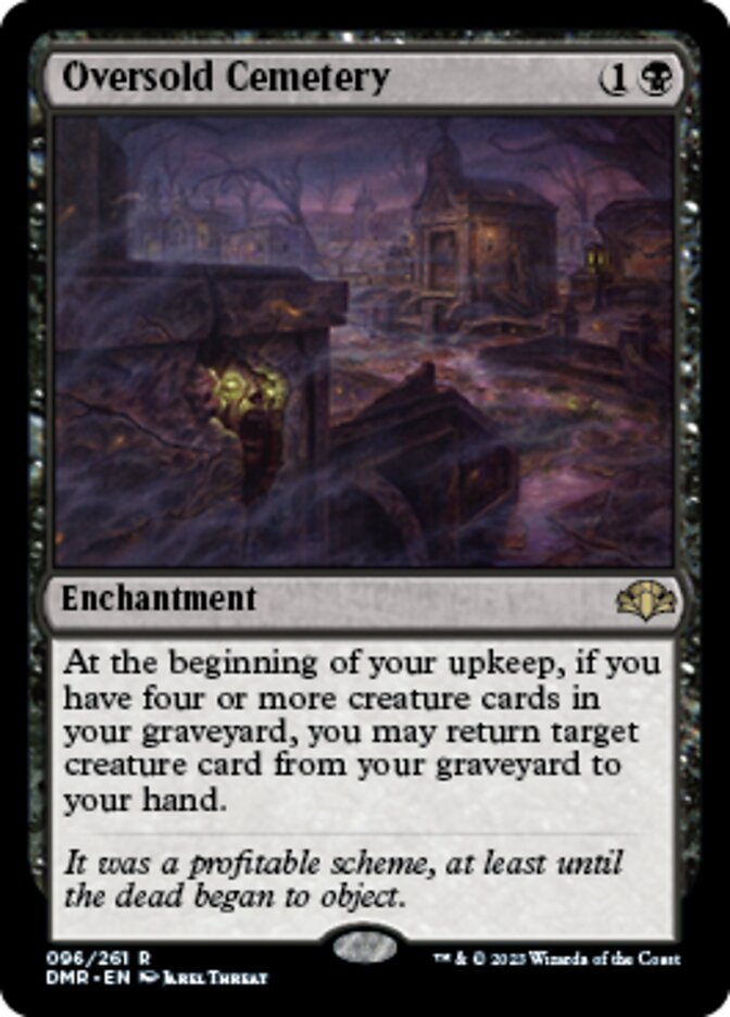 Oversold Cemetery [Dominaria Remastered] | Exor Games Bridgewater