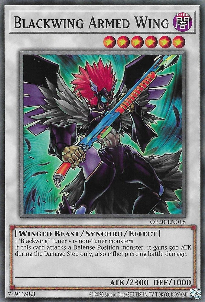 Blackwing Armed Wing [OP20-EN018] Common | Exor Games Bridgewater