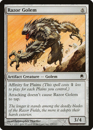 Razor Golem [Darksteel] | Exor Games Bridgewater