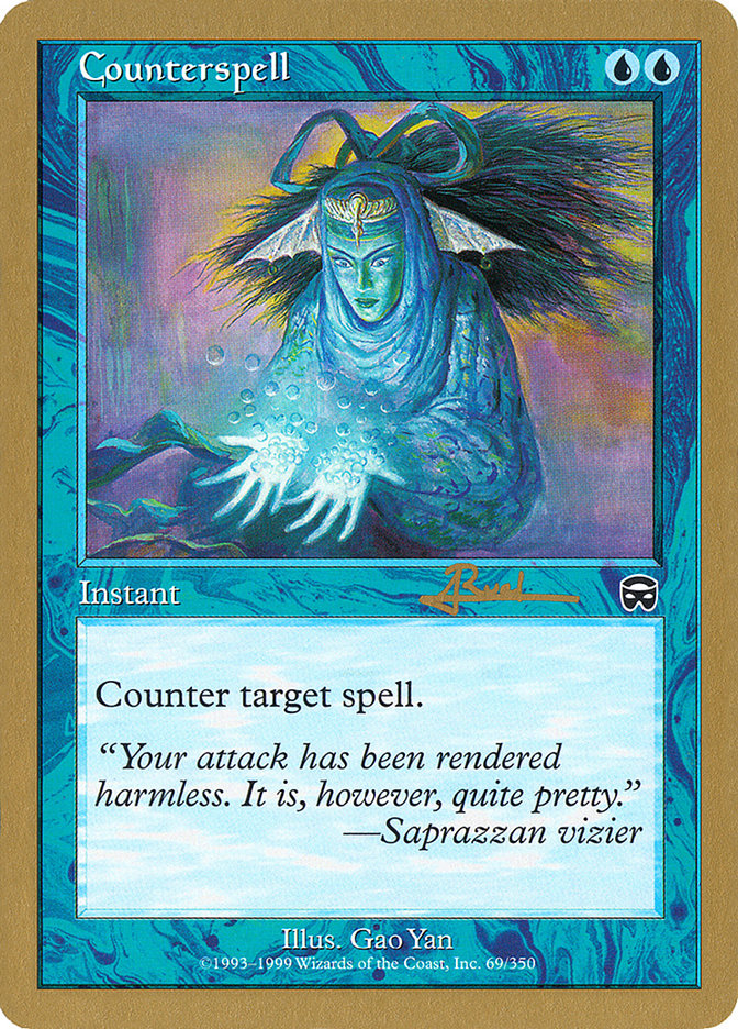 Counterspell (Antoine Ruel) (MMQ) [World Championship Decks 2001] | Exor Games Bridgewater