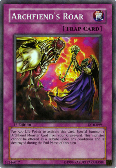 Archfiend's Roar [DCR-099] Common | Exor Games Bridgewater