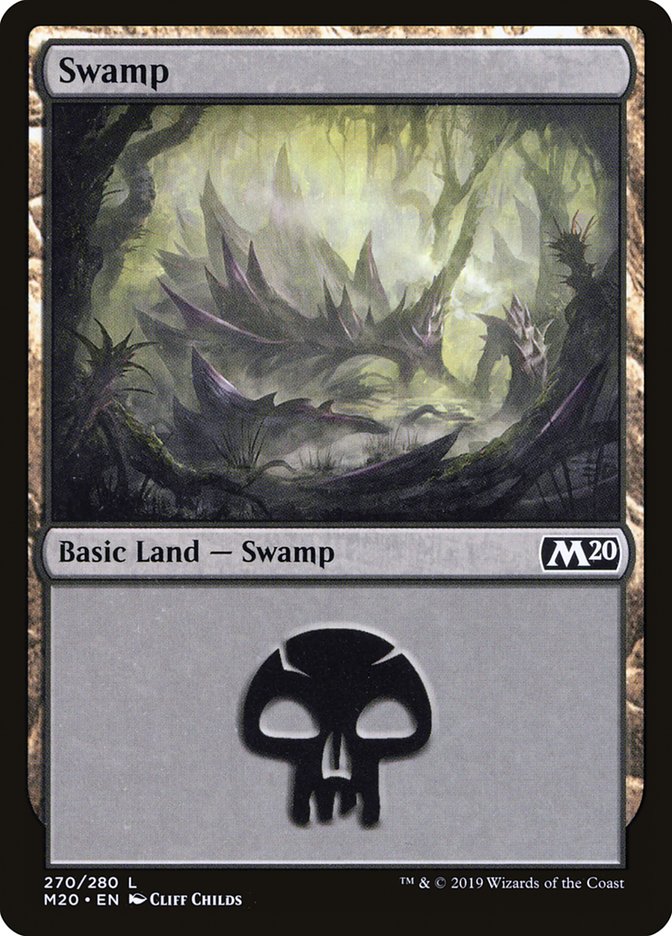 Swamp (#270) [Core Set 2020] | Exor Games Bridgewater