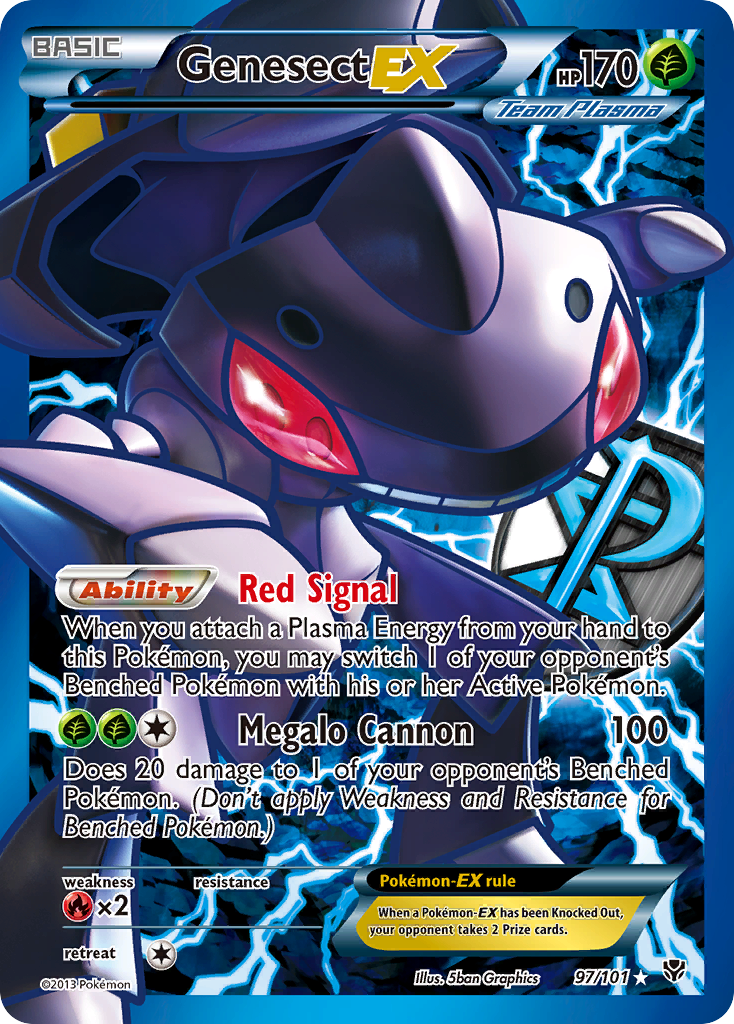 Genesect EX (97/101) [Black & White: Plasma Blast] | Exor Games Bridgewater