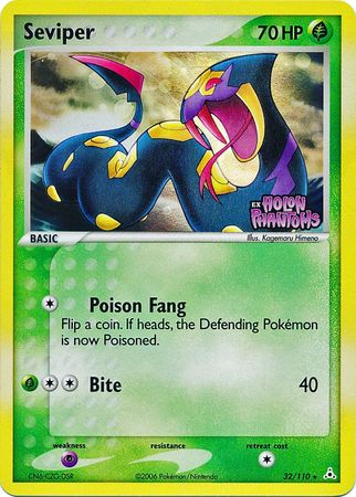 Seviper (32/110) (Stamped) [EX: Holon Phantoms] | Exor Games Bridgewater