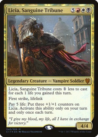 Licia, Sanguine Tribune [Commander 2017] | Exor Games Bridgewater