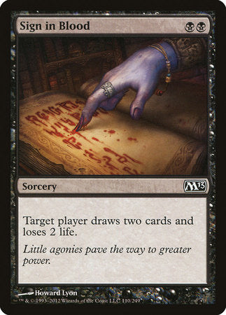 Sign in Blood [Magic 2013] | Exor Games Bridgewater