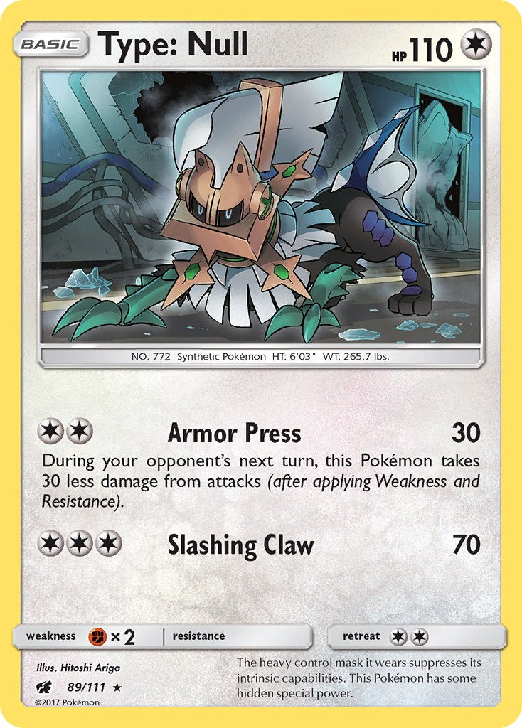 Type: Null (89/111) (Theme Deck Exclusive) [Sun & Moon: Crimson Invasion] | Exor Games Bridgewater