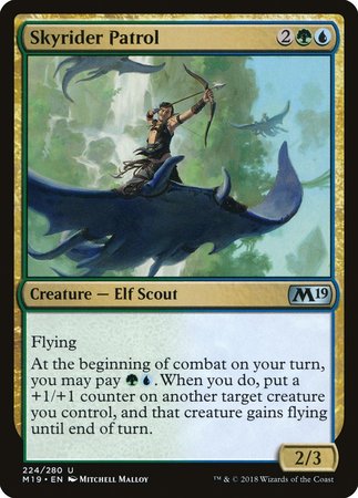 Skyrider Patrol [Core Set 2019] | Exor Games Bridgewater