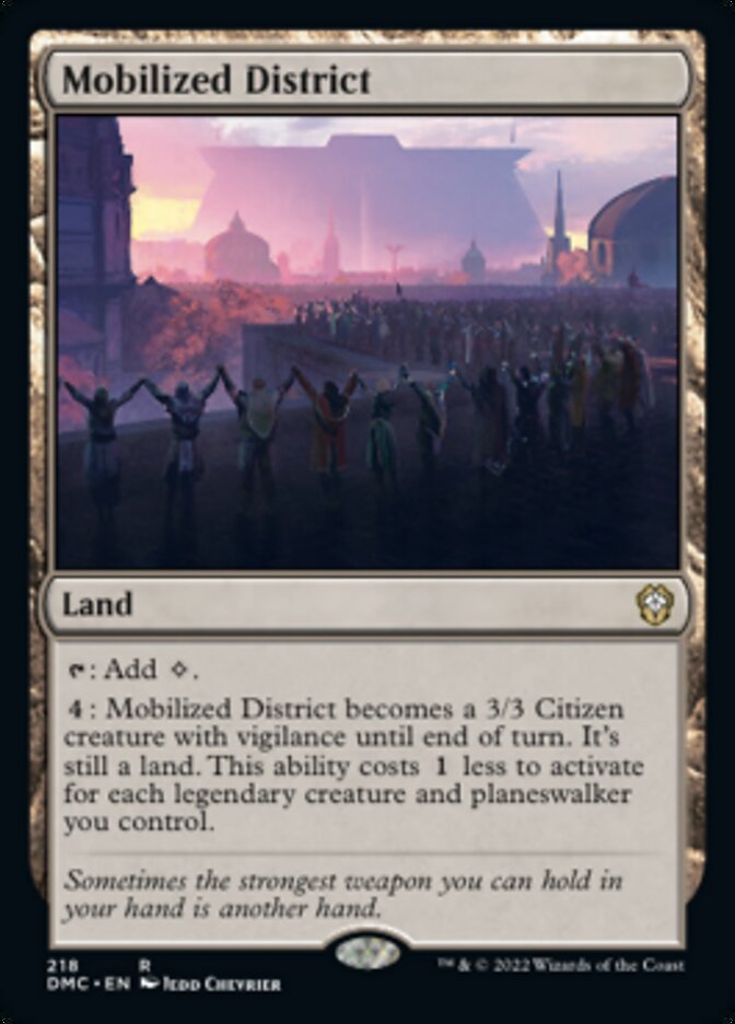 Mobilized District [Dominaria United Commander] | Exor Games Bridgewater