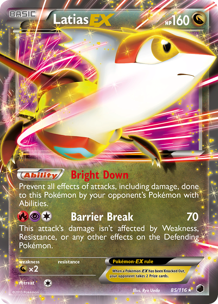 Latias EX (85/116) [Black & White: Plasma Freeze] | Exor Games Bridgewater