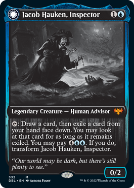 Jacob Hauken, Inspector // Hauken's Insight [Innistrad: Double Feature] | Exor Games Bridgewater