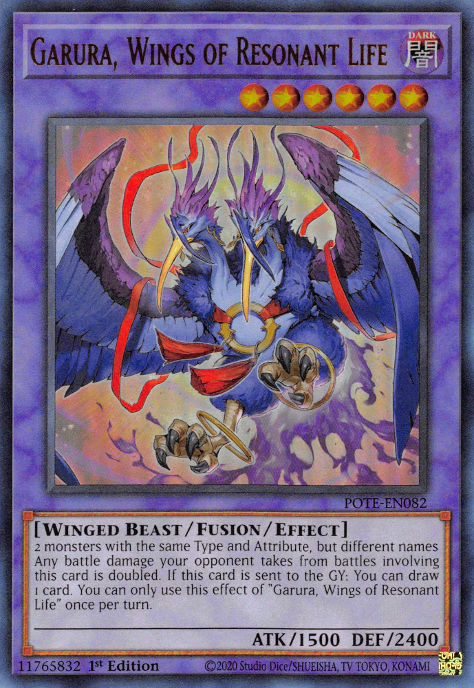 Garura, Wings of Resonant Life [POTE-EN082] Ultra Rare | Exor Games Bridgewater