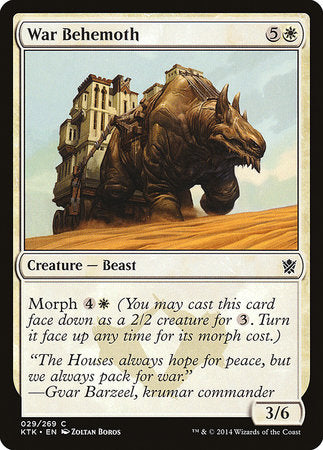 War Behemoth [Khans of Tarkir] | Exor Games Bridgewater