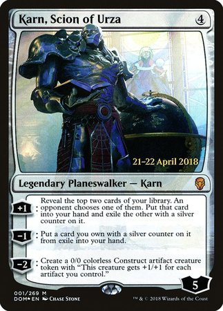 Karn, Scion of Urza [Dominaria Promos] | Exor Games Bridgewater