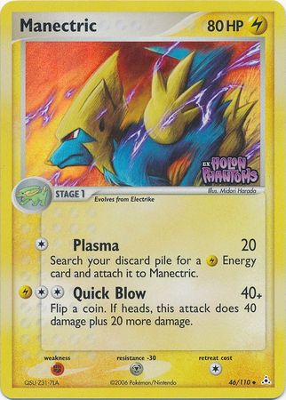 Manectric (46/110) (Stamped) [EX: Holon Phantoms] | Exor Games Bridgewater