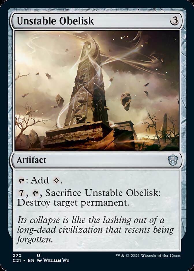 Unstable Obelisk [Commander 2021] | Exor Games Bridgewater