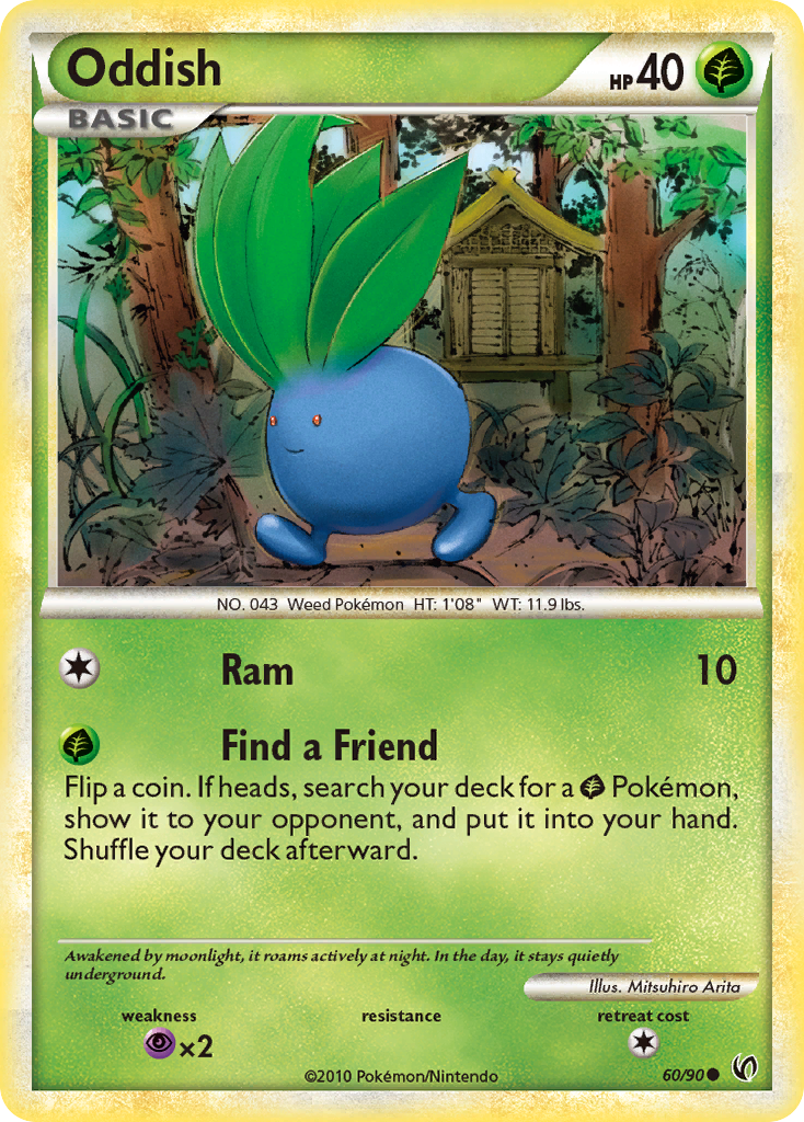 Oddish (60/90) [HeartGold & SoulSilver: Undaunted] | Exor Games Bridgewater
