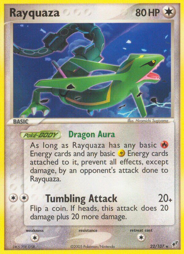 Rayquaza (22/107) (Theme Deck Exclusive) [EX: Deoxys] | Exor Games Bridgewater