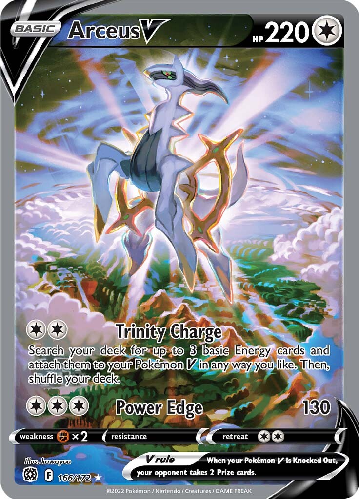 Arceus V (166/172) [Sword & Shield: Brilliant Stars] | Exor Games Bridgewater