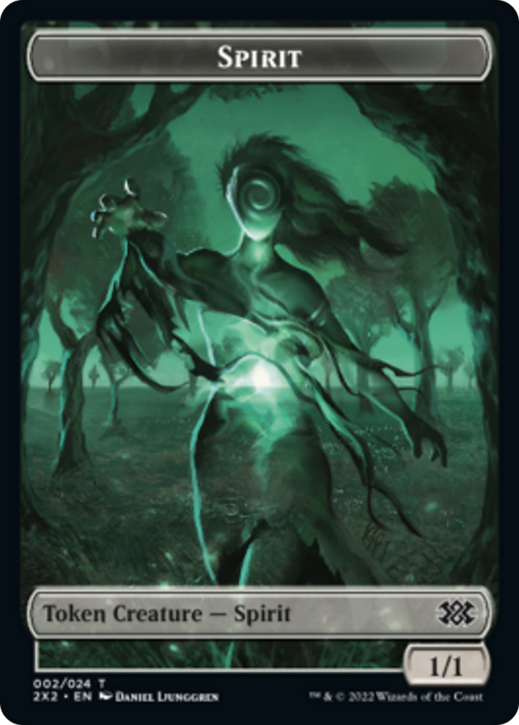 Egg // Spirit Double-sided Token [Double Masters 2022 Tokens] | Exor Games Bridgewater