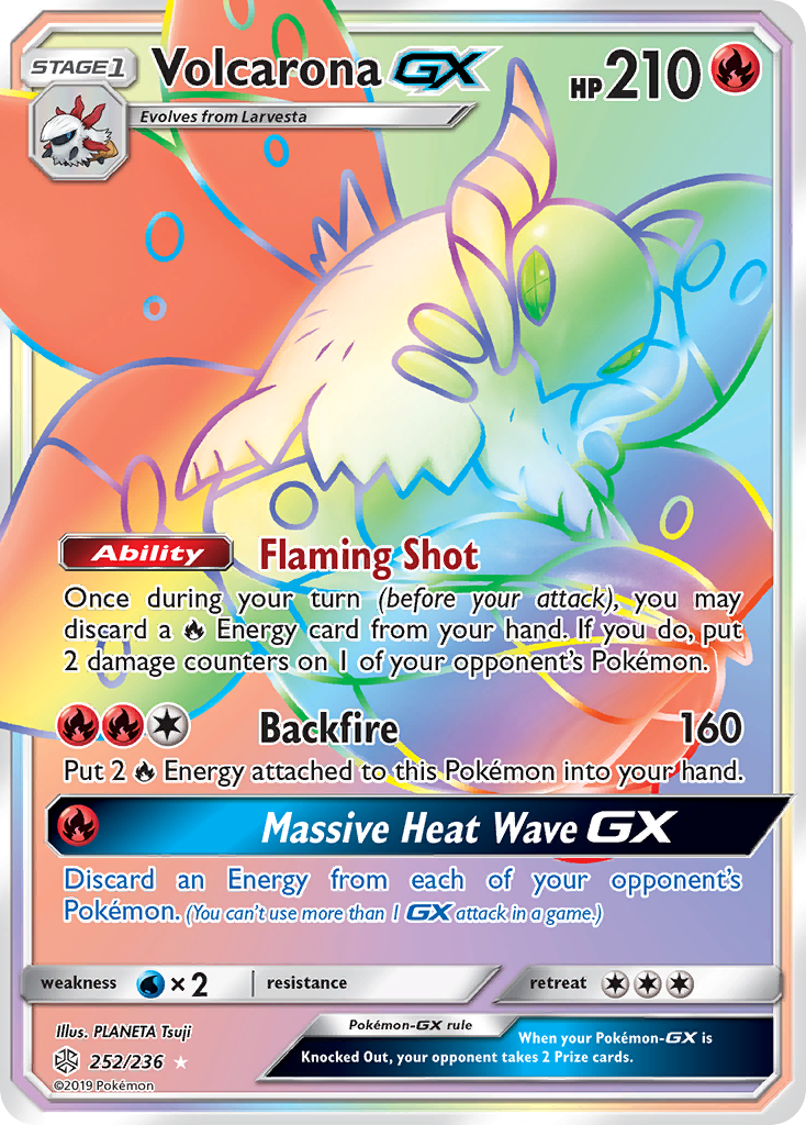 Volcarona GX (252/236) [Sun & Moon: Cosmic Eclipse] | Exor Games Bridgewater