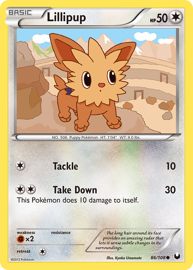 Lillipup (86/108) [Black & White: Dark Explorers] | Exor Games Bridgewater