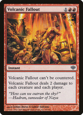 Volcanic Fallout [Conflux] | Exor Games Bridgewater