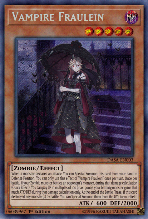 Vampire Fraulein [DASA-EN003] Secret Rare | Exor Games Bridgewater