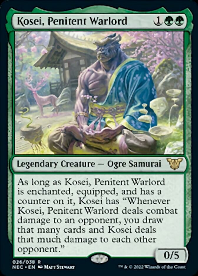 Kosei, Penitent Warlord [Kamigawa: Neon Dynasty Commander] | Exor Games Bridgewater