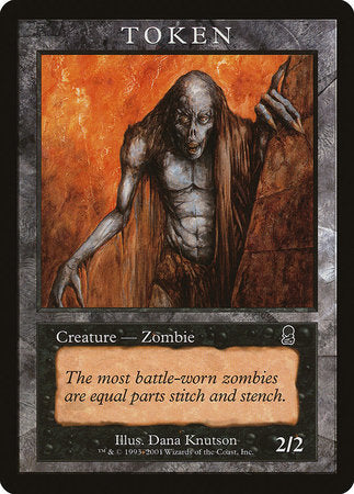Zombie Token (Odyssey) [Magic Player Rewards 2002] | Exor Games Bridgewater