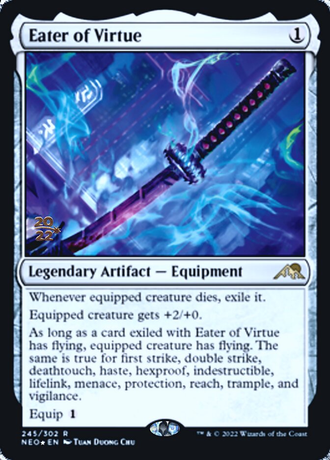 Eater of Virtue [Kamigawa: Neon Dynasty Prerelease Promos] | Exor Games Bridgewater