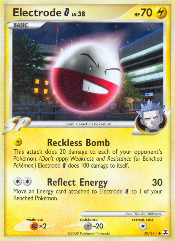 Electrode G (39/111) [Platinum: Rising Rivals] | Exor Games Bridgewater