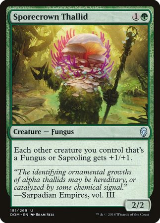 Sporecrown Thallid [Dominaria] | Exor Games Bridgewater
