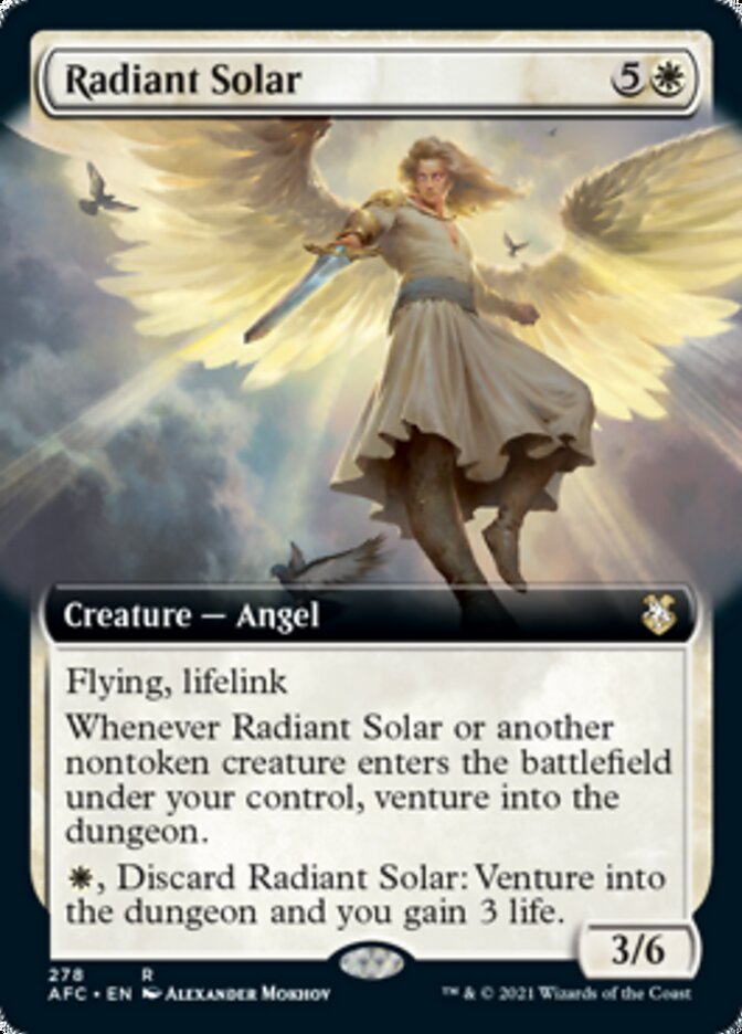 Radiant Solar (Extended) [Dungeons & Dragons: Adventures in the Forgotten Realms Commander] | Exor Games Bridgewater
