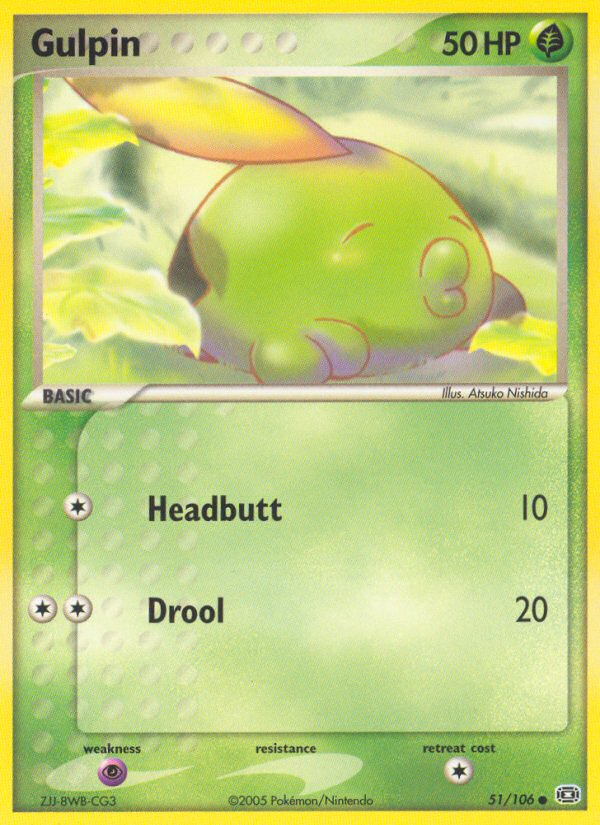 Gulpin (51/106) [EX: Emerald] | Exor Games Bridgewater