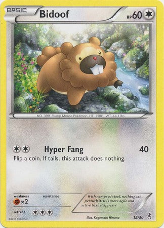 Bidoof (12/30) [XY: Trainer Kit 1 - Bisharp] | Exor Games Bridgewater