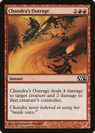 Chandra's Outrage [Magic 2014] | Exor Games Bridgewater