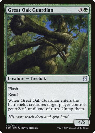 Great Oak Guardian [Commander 2019] | Exor Games Bridgewater