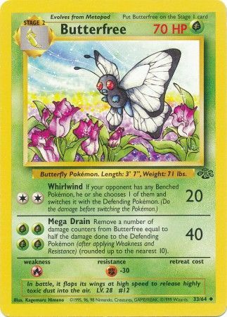 Butterfree (33/64) [Jungle Unlimited] | Exor Games Bridgewater